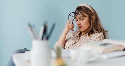 woman feeling anxious