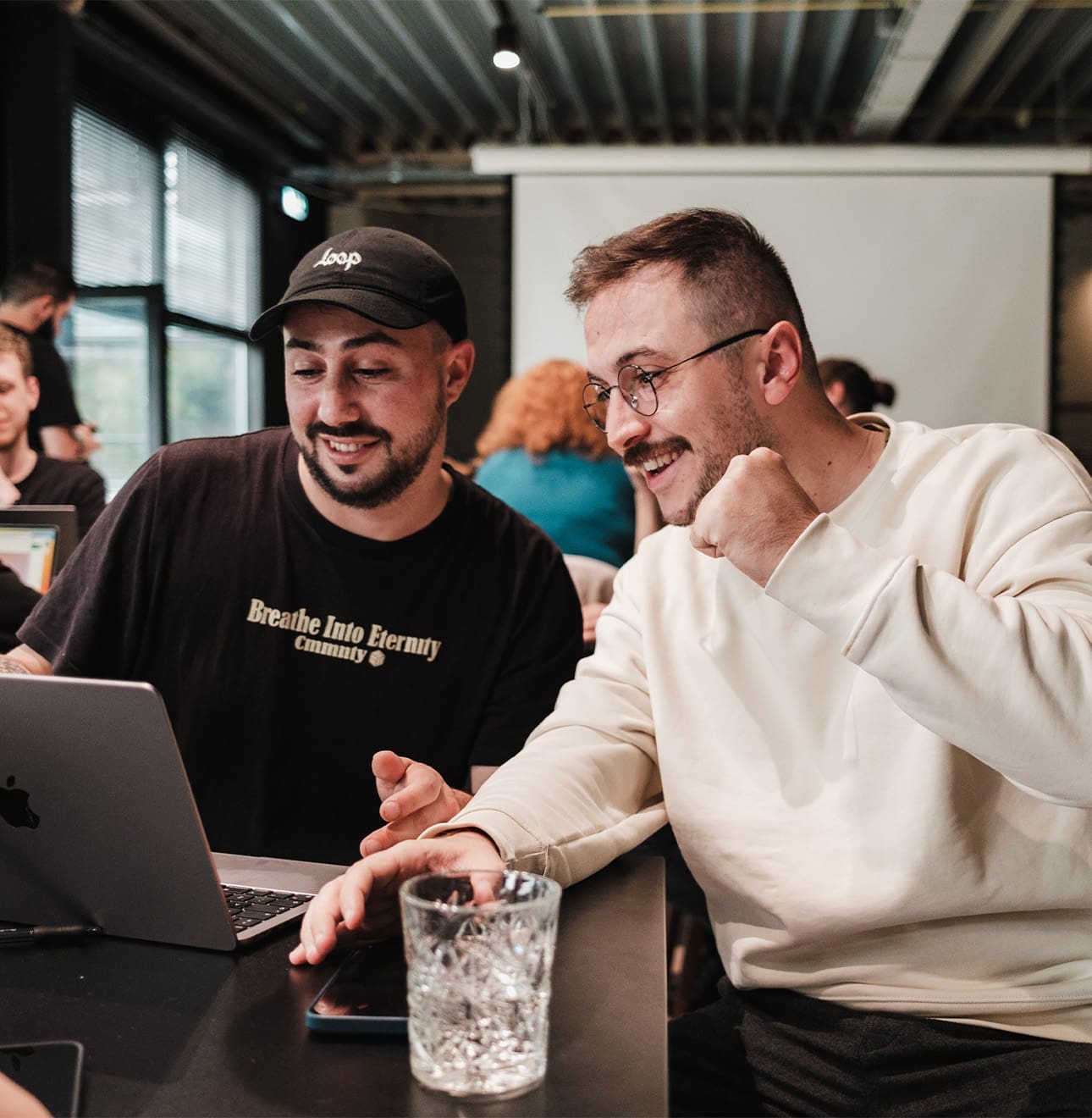 guys looking at computer