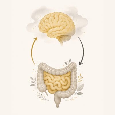 illustration of gut brain axis